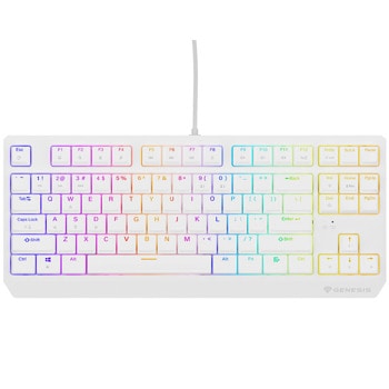 Genesis Thor 230 TKL White Outemu Red NKG-2078